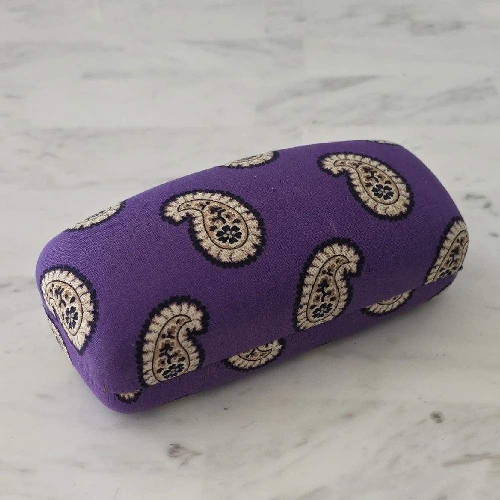 Vera Bradley Purple Paisley Cosmetic Case